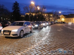 Audi A3 Sportback се вихри на пъпа на София