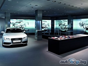 Audi откри първия цифров шоурум