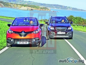 AUTO BILD сравни Captur с Mokka