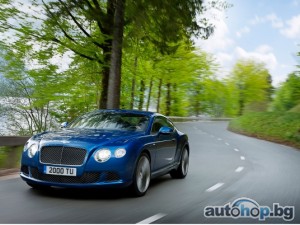 Bentley пуска най-бързия си сериен модел – Continental GT Speed