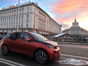 BMW i3 на разходка в София