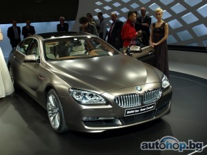 BMW Серия 6 Gran Coupe дефилира на женевския подиум