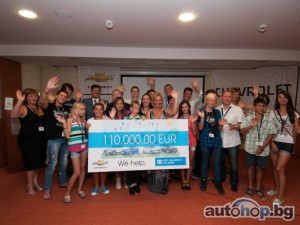 Chevrolet дарява 10 000 евро на SOS Детски селища България