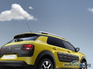 Citroen C4 Cactus не се страхува от удар с пазарна количка