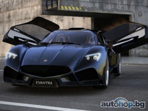 Evantra ще спринтира от 0 до 100 км/ч за 3,7 сек