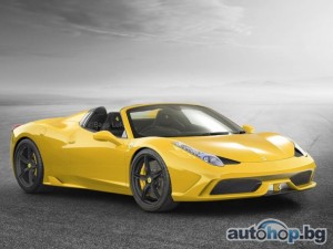 Ferrari 458 Speciale Spider ще дебютира в Пебъл Бийч