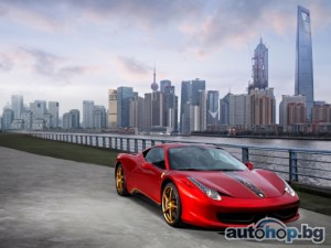 Ferrari посвети 458 Italia на Китай