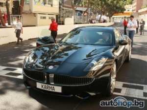 Fisker Karma дебютира в Монако по време на Гран при от Формула 1