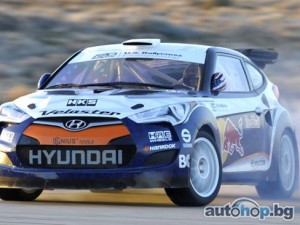 HYUNDAI INTRODUCES RHYS MILLEN RED BULL RALLYCROSS TEAM, STARRING VELOSTER, AT THE CHICAGO AUTO SHOW