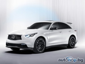 Infiniti FX Sebastian Fettel ще дебютира във Франкфурт