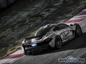 McLaren P1 с двигател с вътрешно горене и електромотор