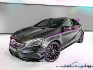 Mercedes A 45 AMG Erika: царят на контраста