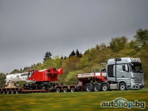 Mercedes Actros SLT: господар на 250 тона