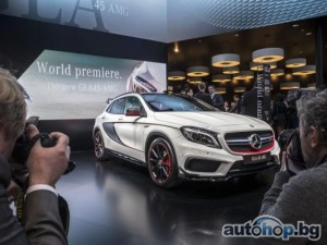 Mercedes-Benz GLA 45 AMG с най-мощния сериен 4-цилиндров двигател