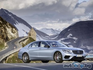 Mercedes-Benz S 63 AMG изкушава с мощ и динамика