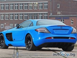 Mercedes SLR McLaren: небесносиният снаряд