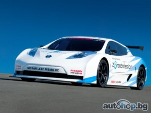 NISSAN LEAF NISMO RC с тест на Льо Ман (Видео)