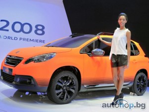 Peugeot 2008 стъпи на подиума в Женева