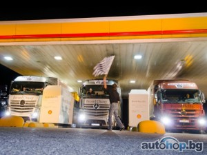 Shell и Daimler се обединяват за нов рекорд по икономичност на камион