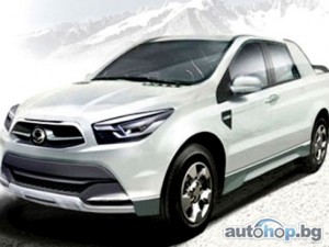 SsangYong показва в Женева нов пикап Actyon Sports