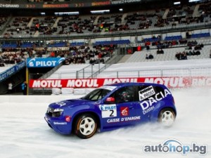 Ален Прост и Dacia Duster триумфират на Stade de France