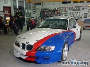 Български пилот превърна старо BMW Z3 M Coupe в състезателен автомобил.