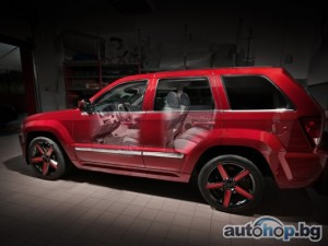 Българско ателие тунингова интериора на Jeep Grand Cherokee