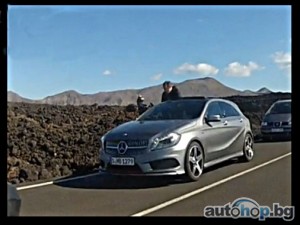 Велосипедист засне бъдещия Mercedes A Class