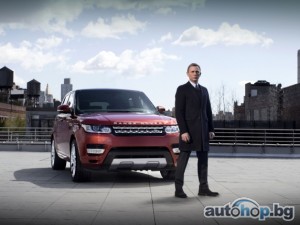 Даниел Крейг се снима в клип с Range Rover Sport