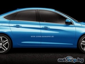 Дигитално изображение на Peugeot 308 седан