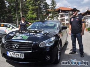 Елвис Георгиев с Infiniti M35h спечели първото „Еко рали“ у нас в клас VII