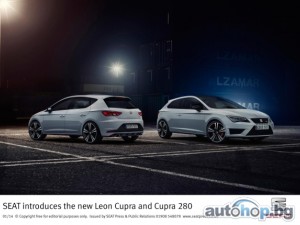 Започват поръчките за новите Leon Cupra и Cupra 280