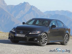 Прекроиха окачването на Lexus IS-F за Франкфурт