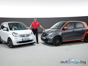 Първи досег с новите Smart fortwo/forfour