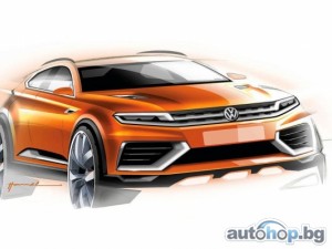 Първи скици на VW CrossBlue Coupe