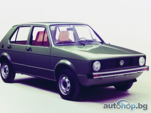 Първият Golf D от 1976 срещу Golf VI BlueMotion