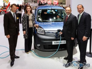 Регистрираха 10-хилядното Kangoo Z.E.