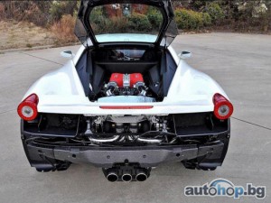 Резултатът от новия туин-турбо пакет на Ferrari 458 Italia