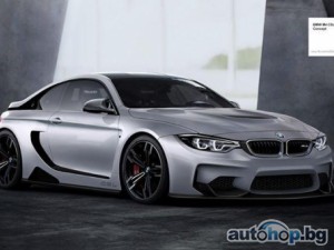 Рендер на BMW M4 CSL Vision Concept