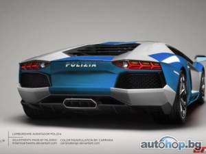 Рендери на Lambo Aventador Polizia