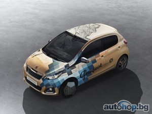 Татуиран Peugeot 108 в Женева