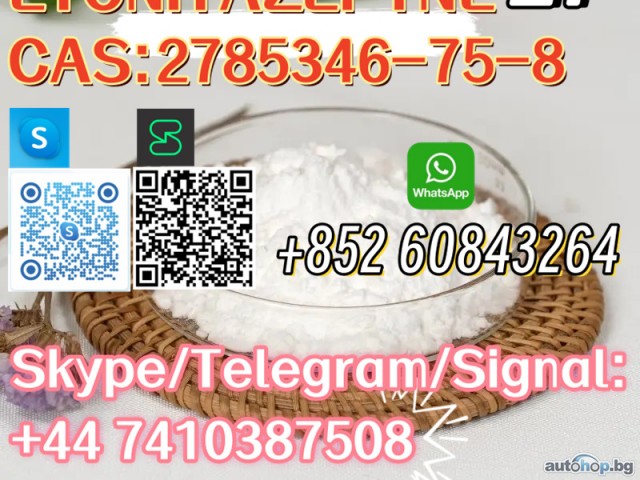 ETONITAZEPYNE CAS:2785346-75-8 Skype/Telegram/Signal: +44 7410387508 Threema:E9PJRP2X