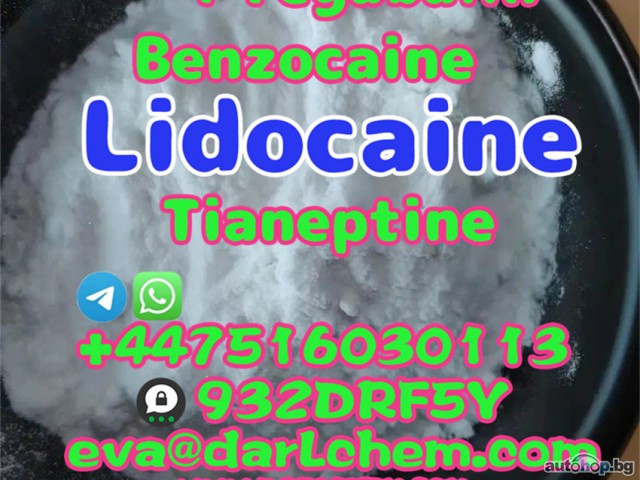 Lidocaine Tianeptine pregabalin raw Powder 137-58-6 High Quality
