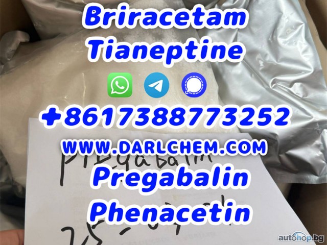 pregabalin Brivaracetam Tianeptine raw crystal powder 148553-50-8 Best Price