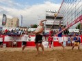 Отборът на Volkswagen игра благотворително на турнира по плажен волейбол M-Tel Beach Masters 2011