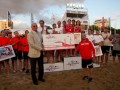 Отборът на Volkswagen игра благотворително на турнира по плажен волейбол M-Tel Beach Masters 2011