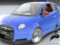 Fiat 500 с V8 двигател на Ferrari