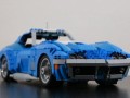 Corvette от 1969 пресъздаден с части от Lego